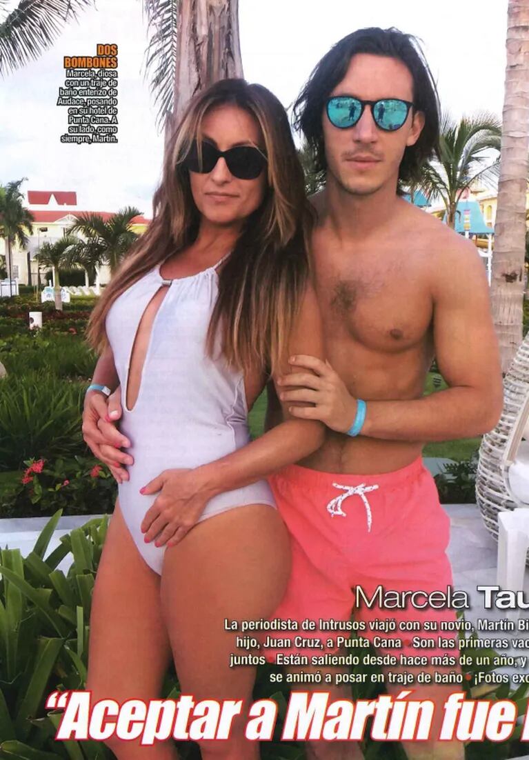 Marcela Tauro, amor en Punta Cana con Martín Bisio, su novio 20 años menor: "No me importa la diferencia porque no me fue bien con los tipos de mi edad" 