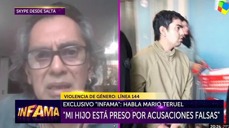 Mario Teruel habló de su hijo, preso por presunto abuso sexual: “Él no es un violador”