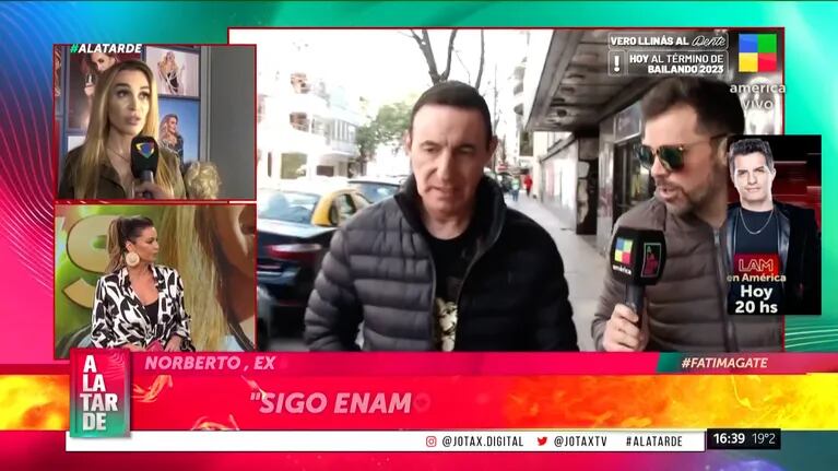 Karina Mazzocco ubicó en vivo a Luis Ventura: “Así en la tele, no”