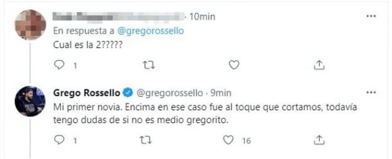 El tweet de Grego Rosello luego de que su ex, Stephanie Demner, confirmara su embarazo: "Yo estoy haciéndome un fernet un martes"