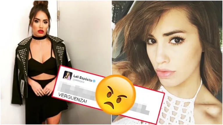 El enojo de Lali Espósito y su descargo en Twitter (Fotos: Instagram)
