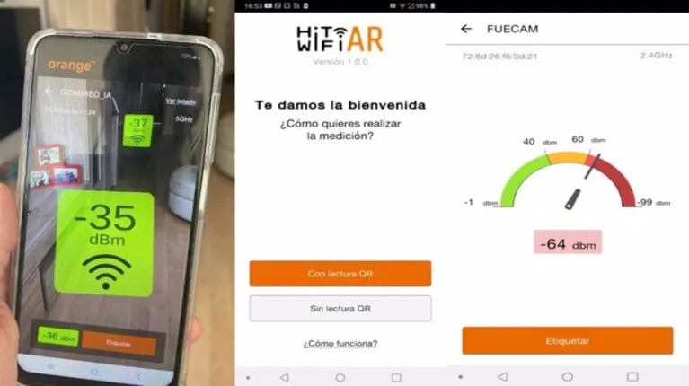 Orange lanza una aplicación de realidad aumentada que mide niveles de cobertura WiFi en una vivienda o local