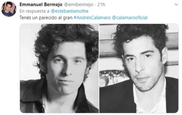 Esteban Lamothe pidió fotos de personas parecidas a él... ¡y revolucionó Twitter con desopilantes comparaciones y anécdotas!