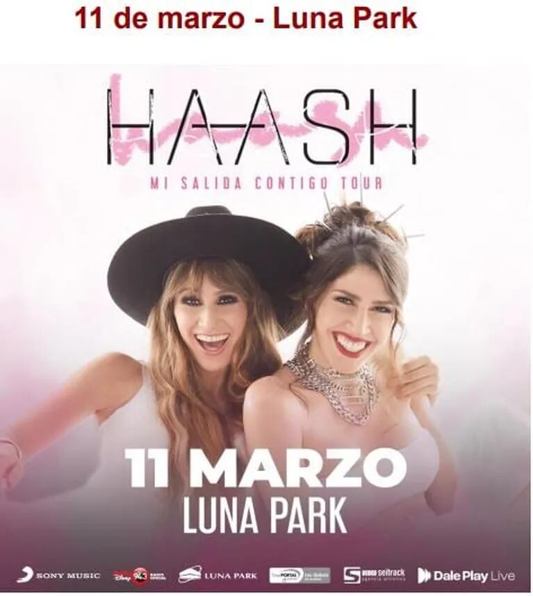 Ha*Ash en Argentina 2023: cómo sacar entradas, lugar y fecha del show