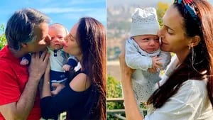 Lucha Aymar compartió fotos de los cinco meses de su hijo Félix