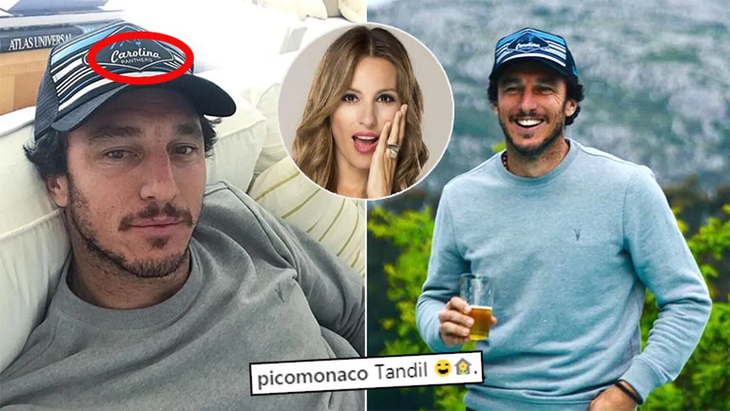 Pico Mónaco compartió una foto con una gorra con del equipo Carolina Panthers y estallaron los comentarios