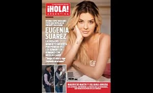 La China Suárez habló de su relación con Nicolás Cabré (Foto: Revista ¡Hola! Argentina)
