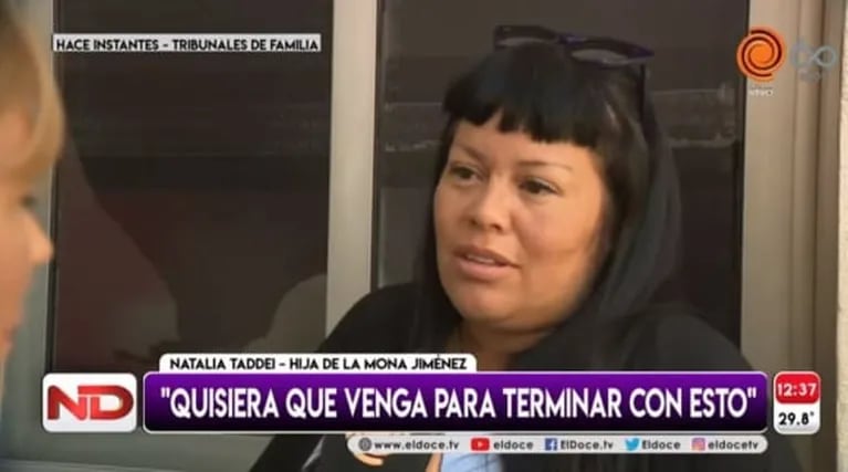 La Mona Jiménez no se presentó ante la Justicia para definir el reconocimiento de su hija e irá a juicio civil