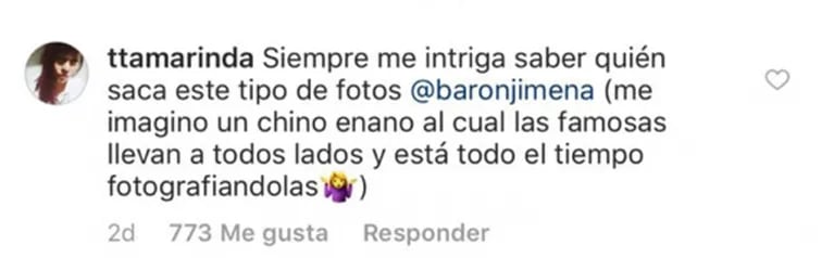 Jimena Barón publicó una foto desnuda: ¡su divertida respuesta cuando le preguntaron quién se la sacó!