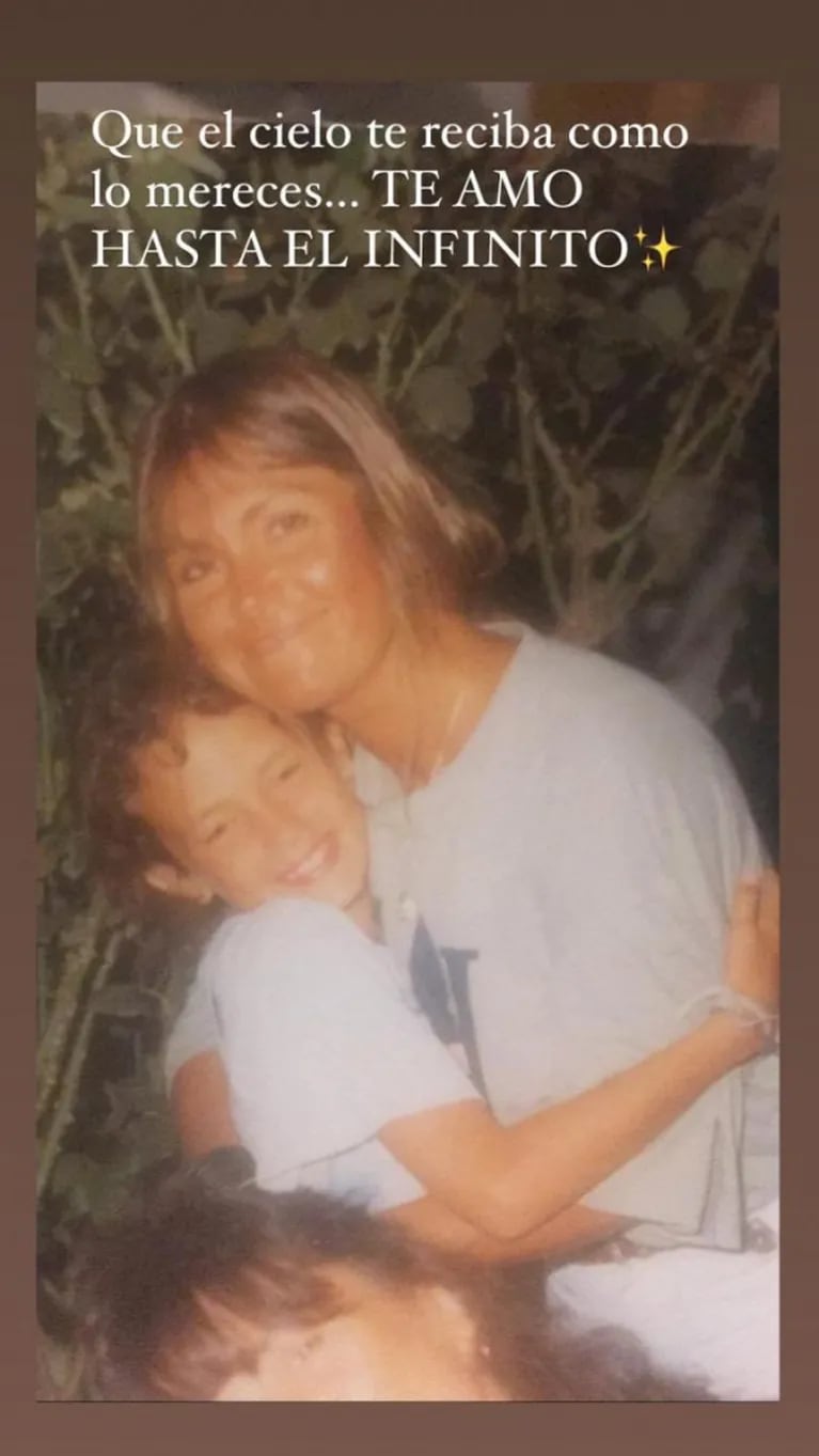 El dolor de Paula Chaves tras la muerte de su tía: "Te amo para siempre"