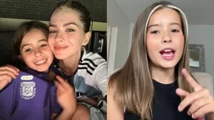 El dulce video de Rufina, la hija de China Suárez y Nico Cabré, cantando uno de los éxitos de su mamá