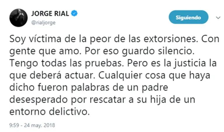 Jorge Rial, duro descargo tras la filtración de su audio a Morena: "Soy víctima de la peor de las extorsiones"