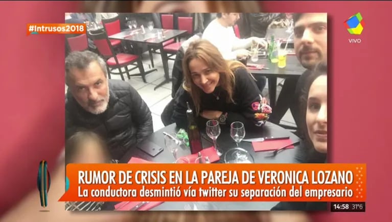 Vero Lozano recibió el Año Nuevo con Corcho Rodríguez y su hija en París, y desmintió un rumor de crisis: "¡Estamos de viaje con Antonia y muy contentos!"