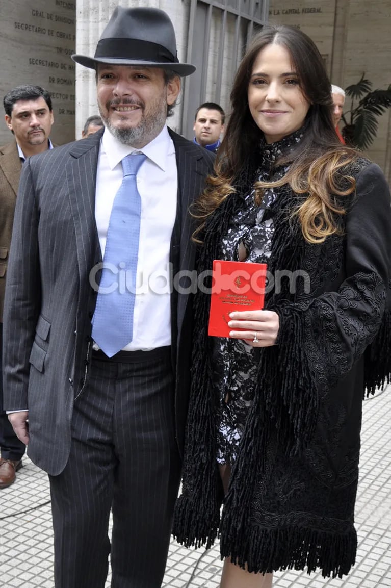El casamiento por civil de Victoria Vannucci y Matías Garfunkel. (Foto: Jennifer Rubio-Ciudad.com)
