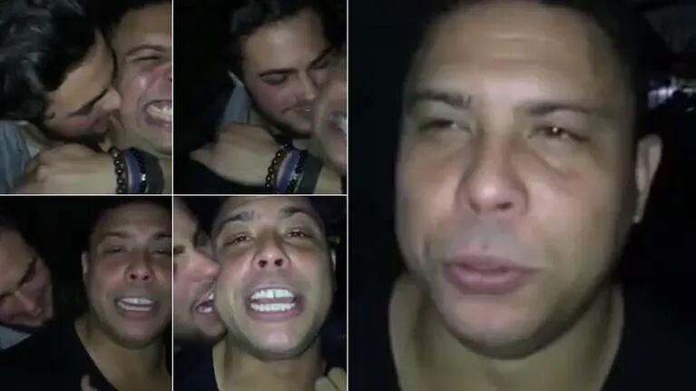 El polémico video de Ronaldo: borracho y presentando a su "novio"
