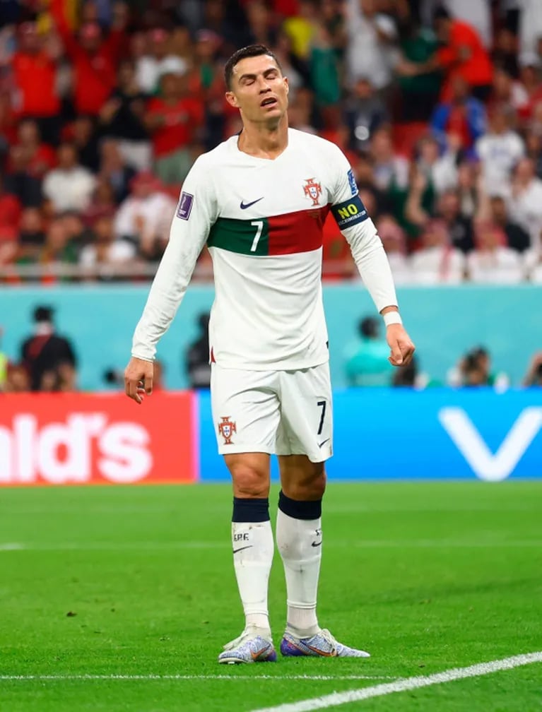 El llanto desconsolado de Cristiano Ronaldo por la eliminación de Portugal del Mundial 
