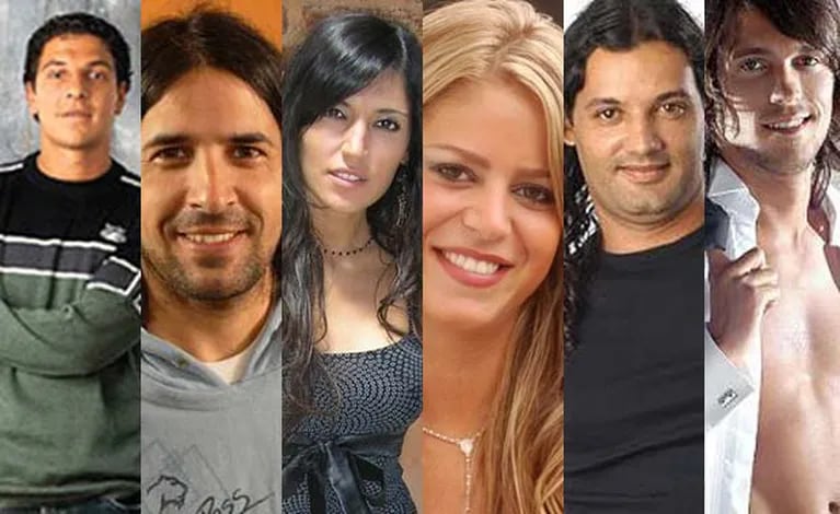 Marcelo Corazza, Roberto Parra, Viviana Colmenero, Marianela Mirra, Diego Leonardi y Bam Bam.