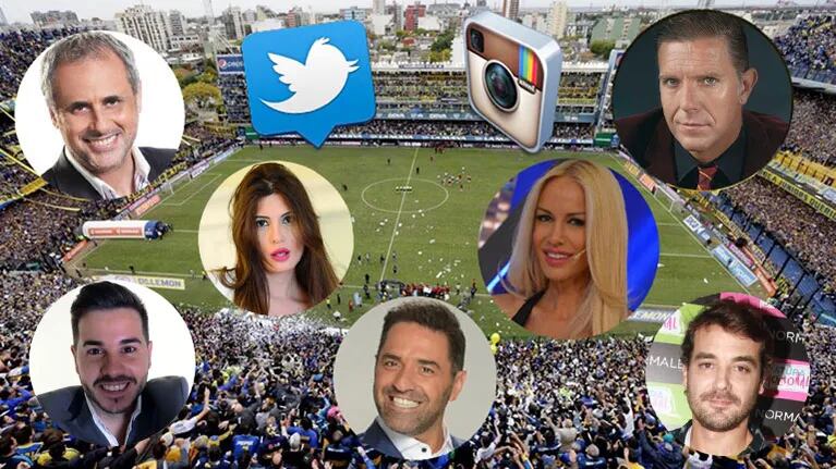 ¡Pasión en las redes! Los tweets de los famosos por el Superclásico entre Boca y River