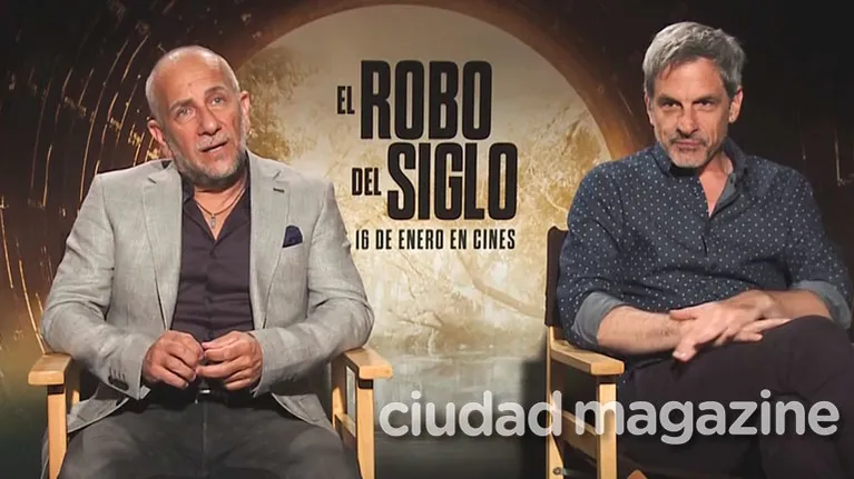 Rafael Ferro y Mariano Argento hablaron de la película El robo del siglo