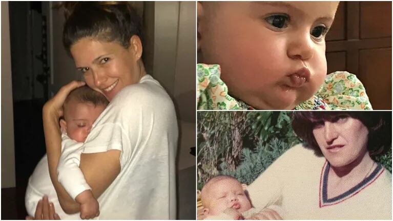 La tierna coincidencia que encontró Isabel Macedo entre su hija y ella cuando era una beba: Hacía lo mismo que ella con la boca
