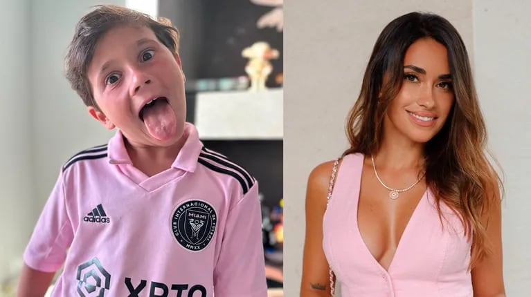 Mateo Messi cumplió 8 años y Antonela Roccuzzo lo saludó en Instagram con sus fotos más divertidas.