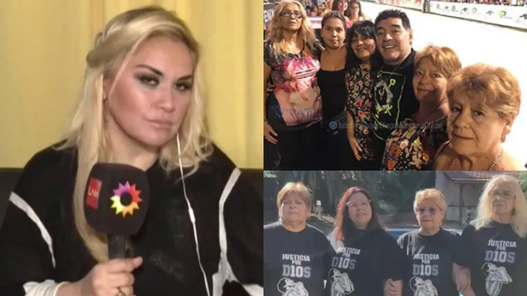 Verónica Ojeda apuntó con todo contra las hermanas de Diego Maradona: "Son panqueques"