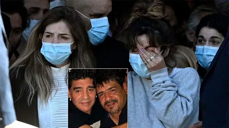 Los mensajes de Dalma y Gianinna Maradona por la muerte de Hugo, el hermano menor de Diego
