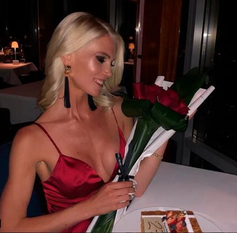Maxi López le organizó un cumpleaños sorpresa a su novia en Dubai: ¡las fotos!