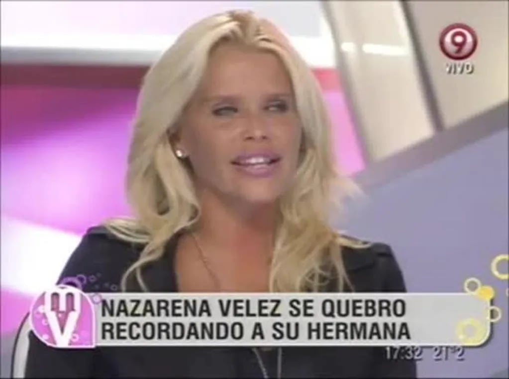 Nazarena Vélez pensó en suicidarse cuando murió su hermana