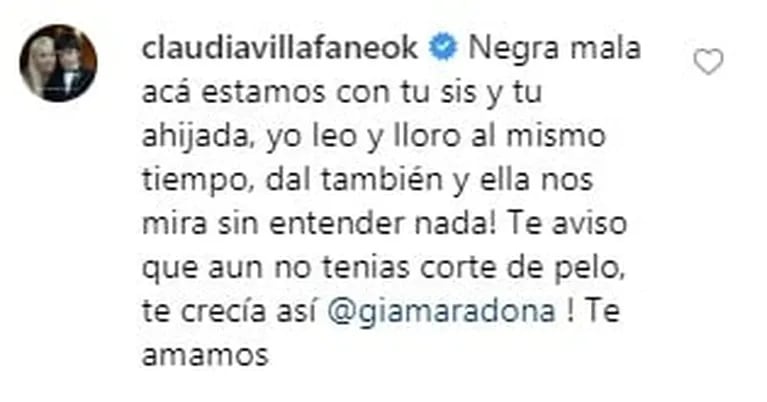 El profundo mensaje de Gianinna Maradona dedicado a Dalma: "Compartimos a la mejor mamá y al papá más juzgado del planeta"