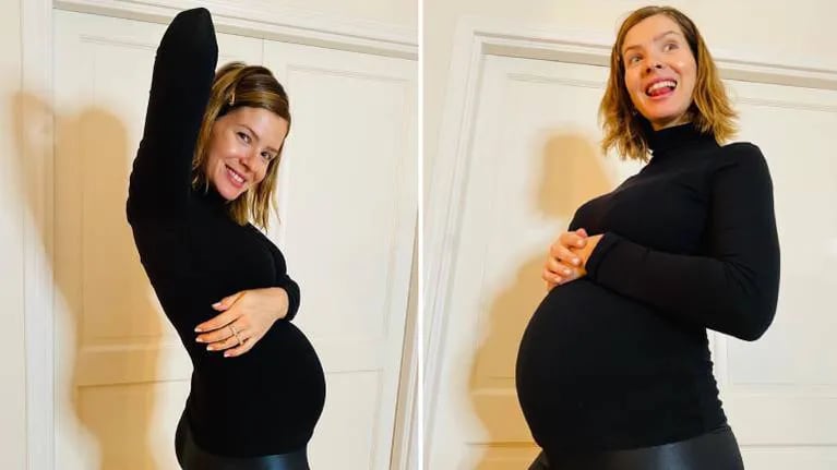 ¡Asomó con todo! China Suárez compartió fotos de su súper panza de embarazada