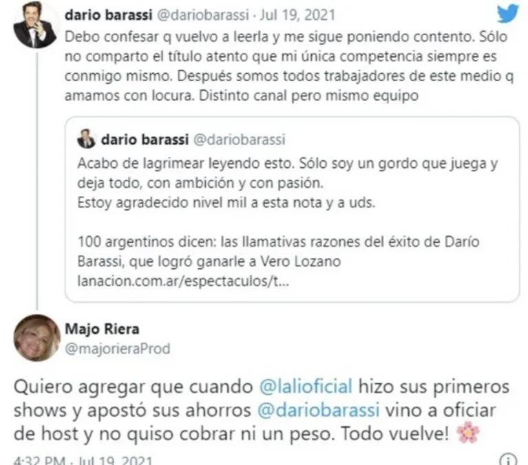 La mamá de Lali Espósito contó el gesto que tuvo Darío Barassi cuando la actriz se lanzó como cantante: "Todo vuelve"