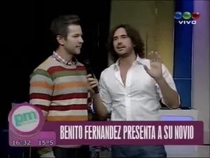Benito Fernández presentó a su novio en sociedad