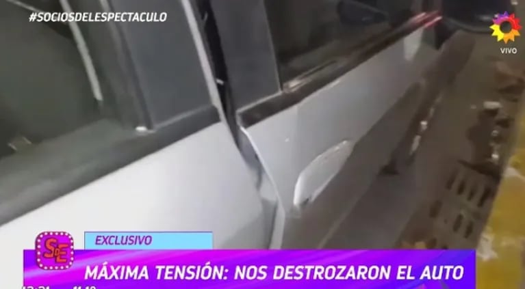 Fuerte bronca de Adrián Pallares tras el ataque al equipo de Socios del Espectáculo luego de una tensa nota con Matías Defederico