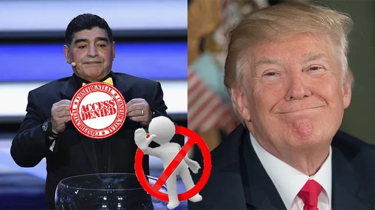 Estados Unidos le denegó la visa a Diego Maradona