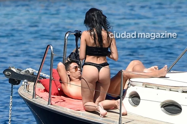 Las vacaciones hot de Cristiano Ronaldo y su novia Georgina Rodríguez en Italia