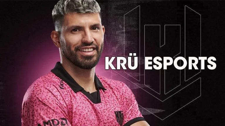 Kun Agüero: presentó hace unas semanas su equipo de eSports 