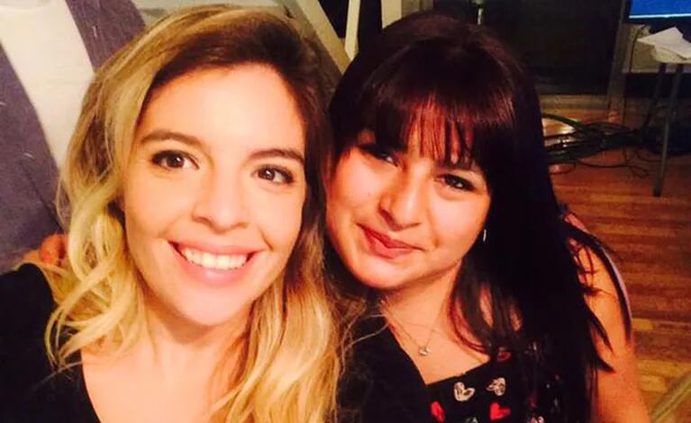 Dalma Maradona junto a Elba Rodríguez, de MasterChef (Foto:Twitter). 