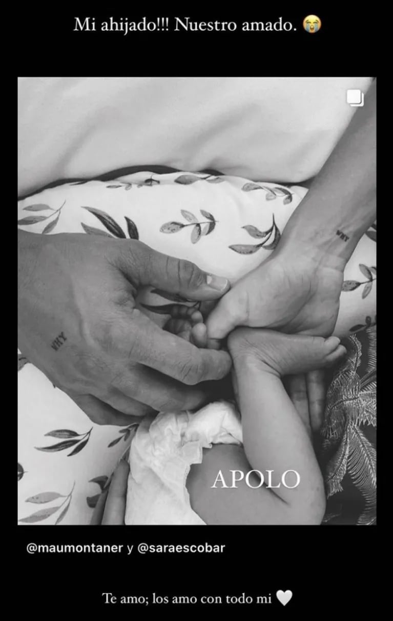 Los divertidos posteos de Ricky Montaner y Stefi Roitman tras el nacimiento de su sobrino Apolo