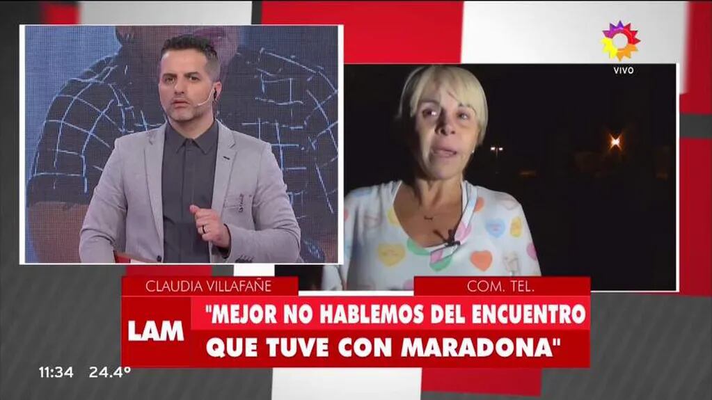 La respuesta de Claudia Villafañe sobre la posibilidad de volver a estar en pareja con Diego Maradona