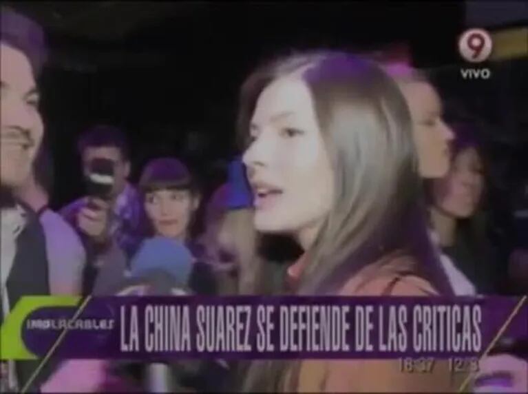La China Suárez explicó por qué con Nicolás Cabré eligieron llamar Rufina a su hija: "No me importa si no les gustó"