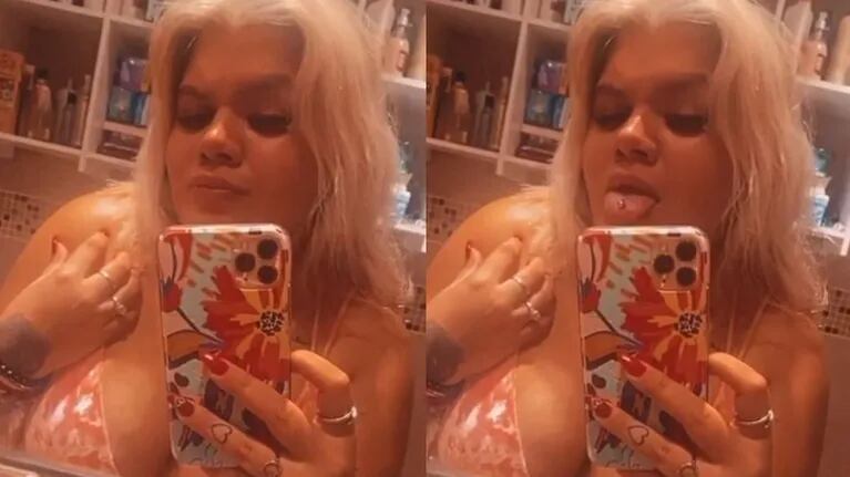 Morena lució su piercing y su posteo de Instagram estalló de "fueguitos".