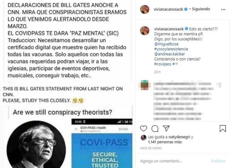 ¡Polémica! Viviana Canosa contó que consume dióxido de cloro, la falsa "cura" para el coronavirus: "Yo tomo CDS"