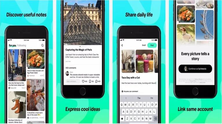 La ‘app’ de fotos y texto TikTok Notes ya se prueba en Australia y Canadá: los detalles