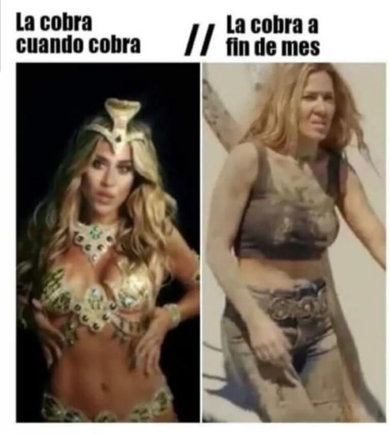 Jimena Barón y un divertido "show de memes" por el éxito de su hit La Cobra