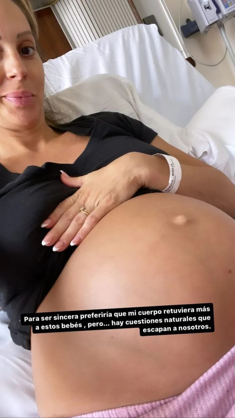 Noelia Marzol fue internada en su embarazo antes de dar a luz a su hija: "Tuve episodios de contracciones"