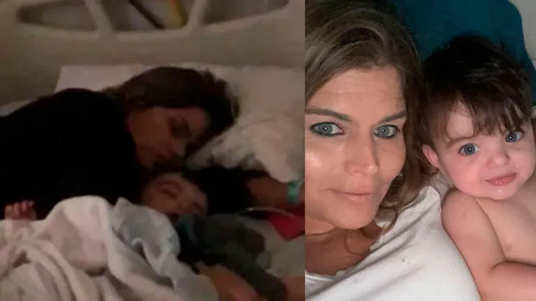 La preocupación de Angie Balbiani por la salud de su hijo Cósimo: "Le dio una bronquiolitis"
