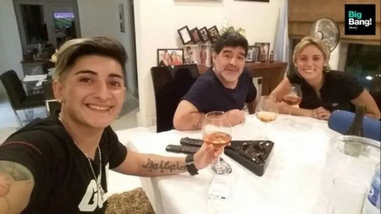 Diego Maradona y Rocío Oliva, nuevamente juntos en Dubai