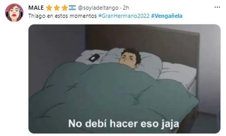 "Vengañela": el regreso de Daniela Celis a Gran Hermano 2022 generó una catarata de memes