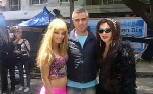 Diego Rafecas junto a Claudia Albertario y Nacha Guevara.
